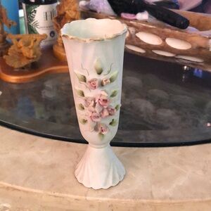 Elegant Floral Ceramic Vase